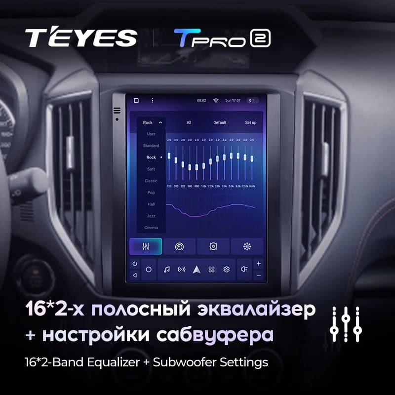 Штатная магнитола Tesla style Teyes TPRO 2 3/32 Subaru Forester 5 SK S14 (2018-2021)