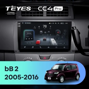 Штатная магнитола Teyes CC4 Pro 12/256 Toyota bB 2 QNC20 (2005-2016)