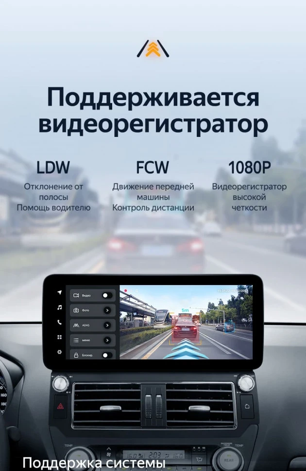 Штатная магнитола Teyes LUX ONE 6/128 Toyota Land Cruiser Prado 150 (2013-2017) F2