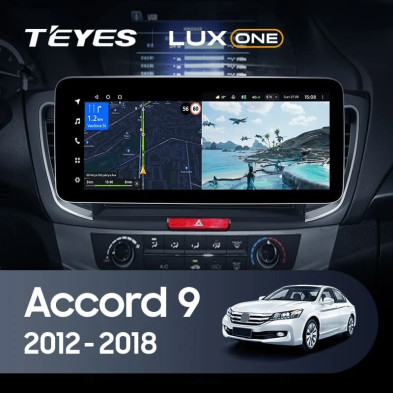 Штатная магнитола Teyes LUX ONE 4/64 Honda Accord 9 CR (2012-2018)