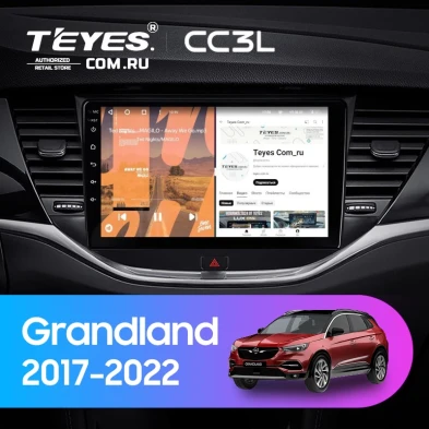 Штатная магнитола Teyes CC3L 4/64 Opel Grandland (2017-2022) Тип-A
