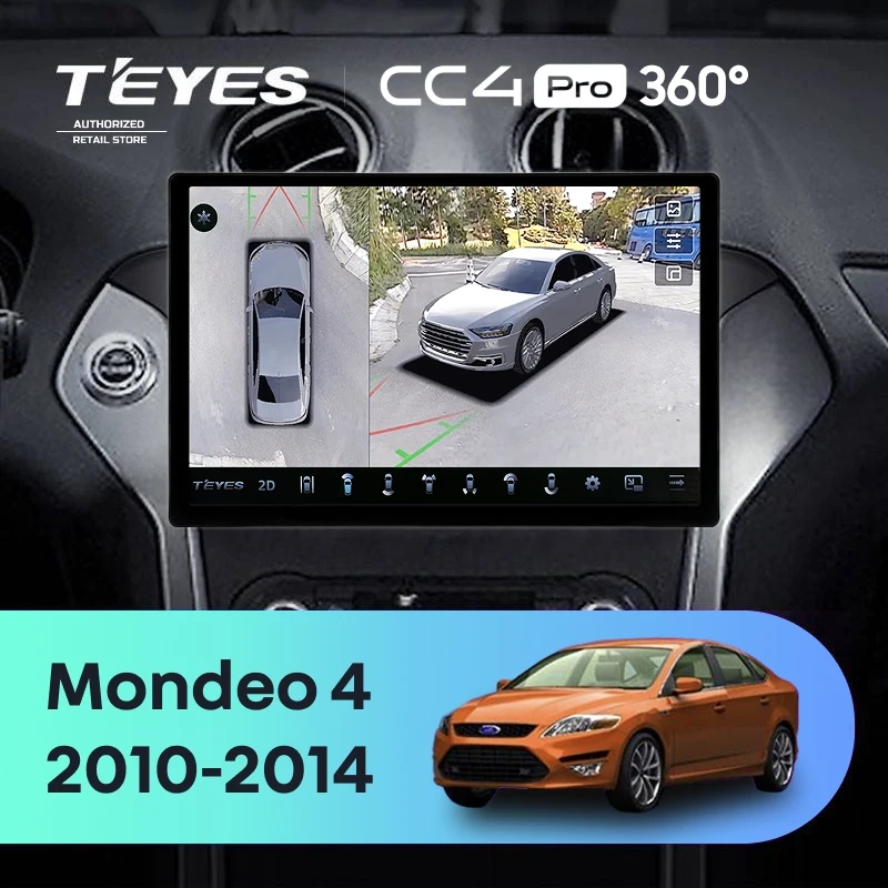 Штатная магнитола Teyes CC4 Pro 360 12/256 Ford Mondeo 4 (2011-2014) (11")