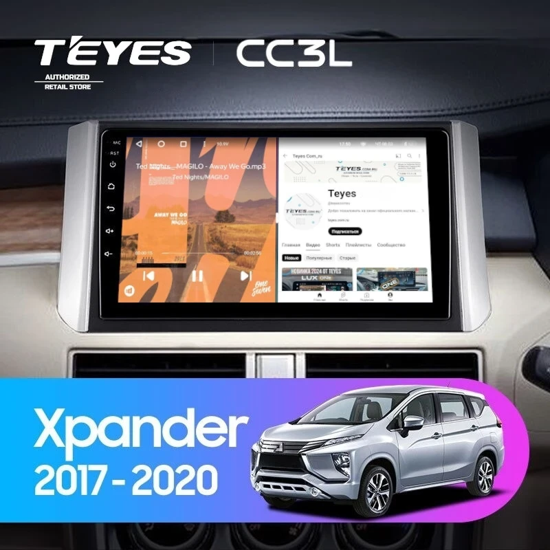 Штатная магнитола Teyes CC3L 4/64 Mitsubishi Xpander (2017-2020)
