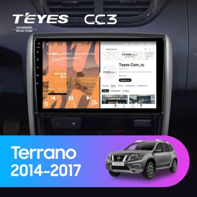 Штатная магнитола Teyes CC3 4/32 Nissan Terrano (2014-2017)