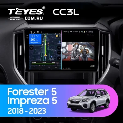 Штатная магнитола Teyes CC3L 4/32 Subaru Impreza 5 (2018-2023)
