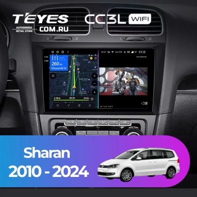 Штатная магнитола Teyes CC3L WiFi 2/32 Volkswagen Sharan (2010-2024)
