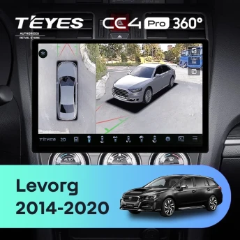 Штатная магнитола Teyes CC4 Pro 360 8/128 Subaru Levorg VM (2014-2020) F1 (13")