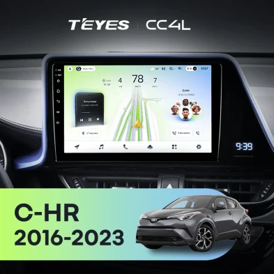 Штатная магнитола Teyes CC4L 6/64 Toyota C-HR 1 (2016-2023) F2