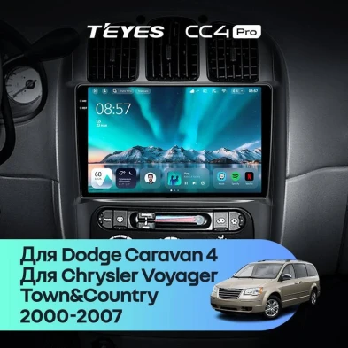 Штатная магнитола Teyes CC4 Pro 12/256 Dodge Caravan 4 (2000-2007) Тип-B