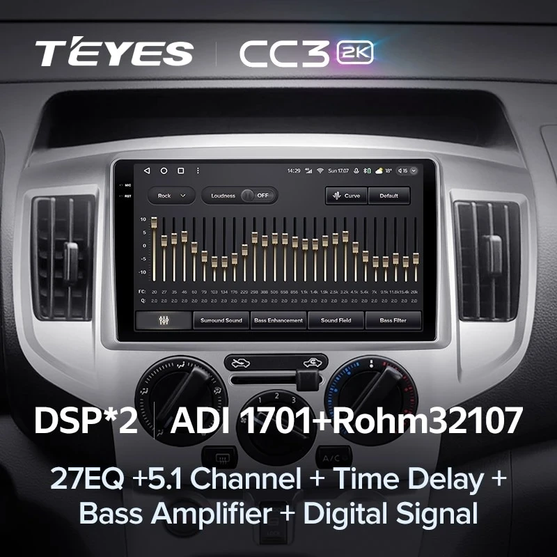 Штатная магнитола Teyes CC3 2K 6/128 Nissan NV200 M20 (2009-2023) F1