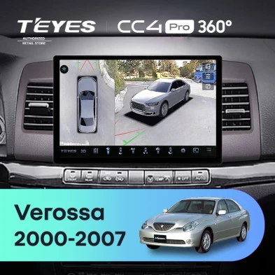 Штатная магнитола Teyes CC4 Pro 360 12/256 Toyota Verossa (2000-2007) F2 (11")
