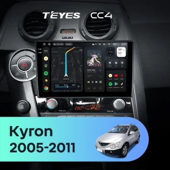 Штатная магнитола Teyes CC4 6/64 SsangYong Kyron (2005-2011)