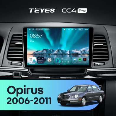 Штатная магнитола Teyes CC4 Pro 12/256 Kia Opirus GH (2006-2011)
