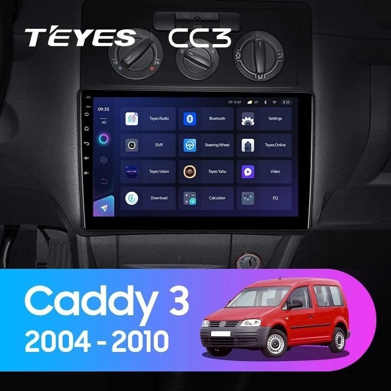 Штатная магнитола Teyes CC3 4/32 Volkswagen Caddy 2K (2004-2010)