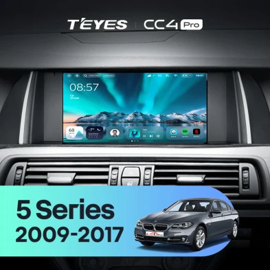 Штатная магнитола Teyes CC4 Pro 8/128 BMW 5 Series F10 F11 NBT (2013-2017)
