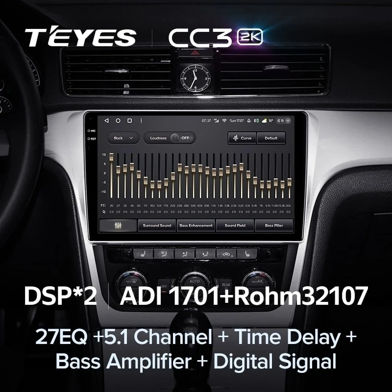 Штатная магнитола Teyes CC3 2K 6/128 Volkswagen Passat 7 B7 NMS (2015-2018) F2