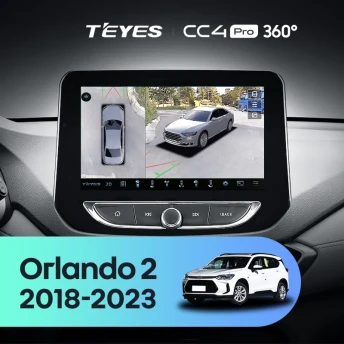 Штатная магнитола Teyes CC4 Pro 360 12/256 Chevrolet Orlando 2 (2018-2023)