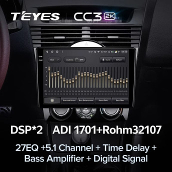 Штатная магнитола Teyes CC3 2K 360 6/128 Mazda RX-8 SE (2003-2008)
