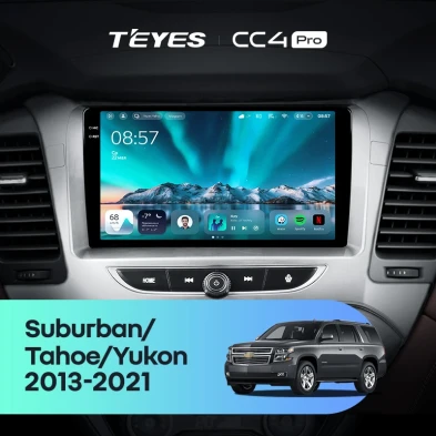 Штатная магнитола Teyes CC4 Pro 12/256 Chevrolet Suburban GMT K2YC (2014-2020)
