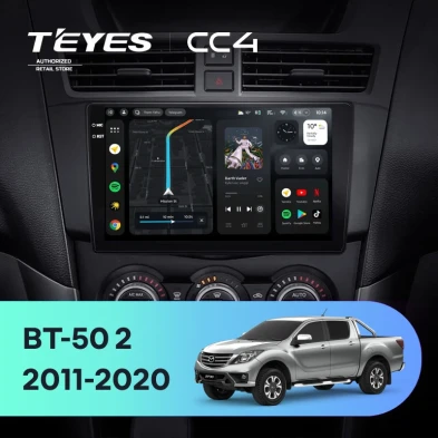 Штатная магнитола Teyes CC4 8/128 Mazda BT-50 (2011-2020) F1