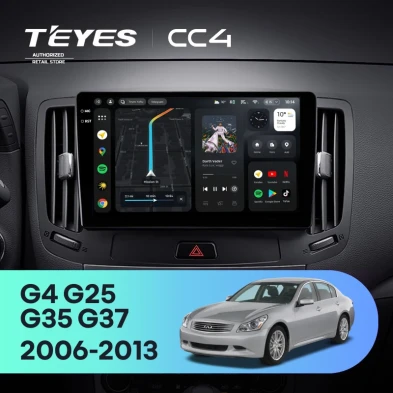 Штатная магнитола Teyes CC4 6/64 Infiniti G4 G25 G35 G37 (2006-2013)