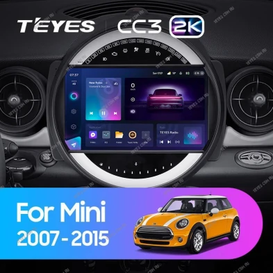 Штатная магнитола Teyes CC3 2K 360 6/128 Mini Cooper (2007-2015) F1
