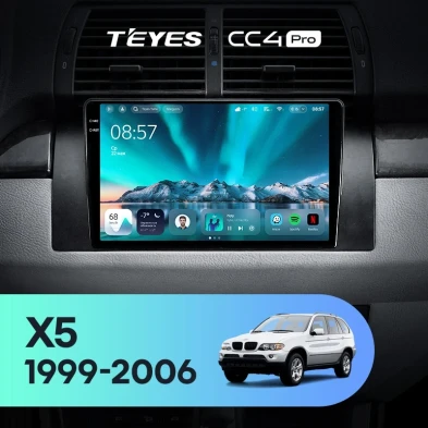 Штатная магнитола Teyes CC4 Pro 8/128 BMW X5 E39 E53 (1999-2006)