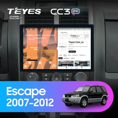 Штатная магнитола Teyes CC3 2K 4/32 Ford Escape (2007-2012) F2 (11")