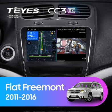 Штатная магнитола Teyes CC3 2K 4/64 Fiat Freemont (2011-2016)