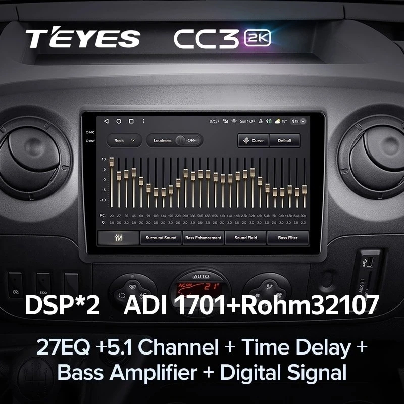 Штатная магнитола Teyes CC3 2K 4/64 Nissan NV400 (2010-2020) F2