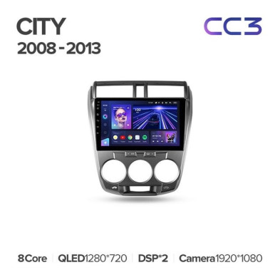 Штатная магнитола Teyes CC3 4/32 Honda City (2008-2013)