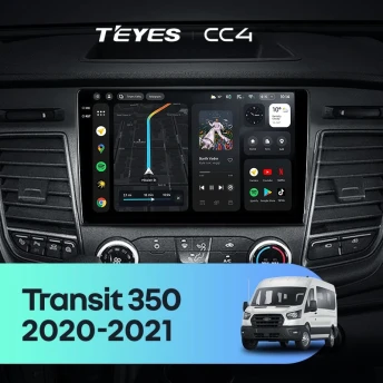 Штатная магнитола Teyes CC4 8/128 Ford Transit 350 (2020-2021)