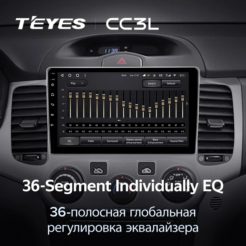 Штатная магнитола Teyes CC3L 4/64 Kia Optima 2 MG (2005-2008)