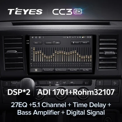 Штатная магнитола Teyes CC3 2K 6/128 Volkswagen Caravelle T6 2020+
