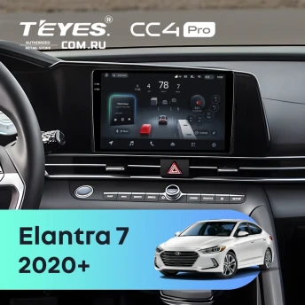Штатная магнитола Teyes CC4 Pro 12/256 Hyundai Elantra 7 (2020-2026)
