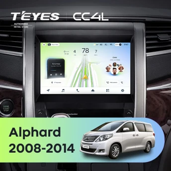 Штатная магнитола Teyes CC4L 6/64 Toyota Alphard H20 (2008-2014)