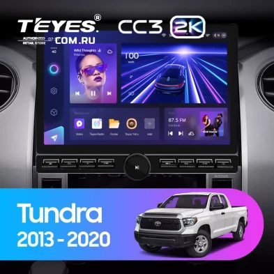 Штатная магнитола Teyes CC3 2K 6/128 Toyota Tundra XK50 (2013-2020) (13" с кнопками)