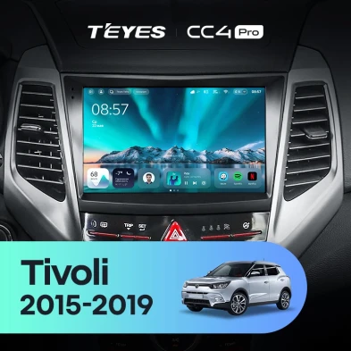 Штатная магнитола Teyes CC4 Pro 8/128 SsangYong Tivoli (2015-2019)