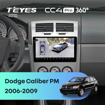 Штатная магнитола Teyes CC4 Pro 360 12/256 Dodge Caliber PM (2006-2009)