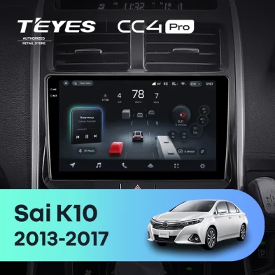 Штатная магнитола Teyes CC4 Pro 12/256 Toyota Sai K10 (2013-2017)