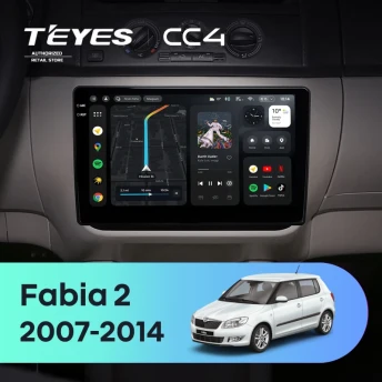 Штатная магнитола Teyes CC4 8/128 Skoda Fabia 2 (2007-2014)