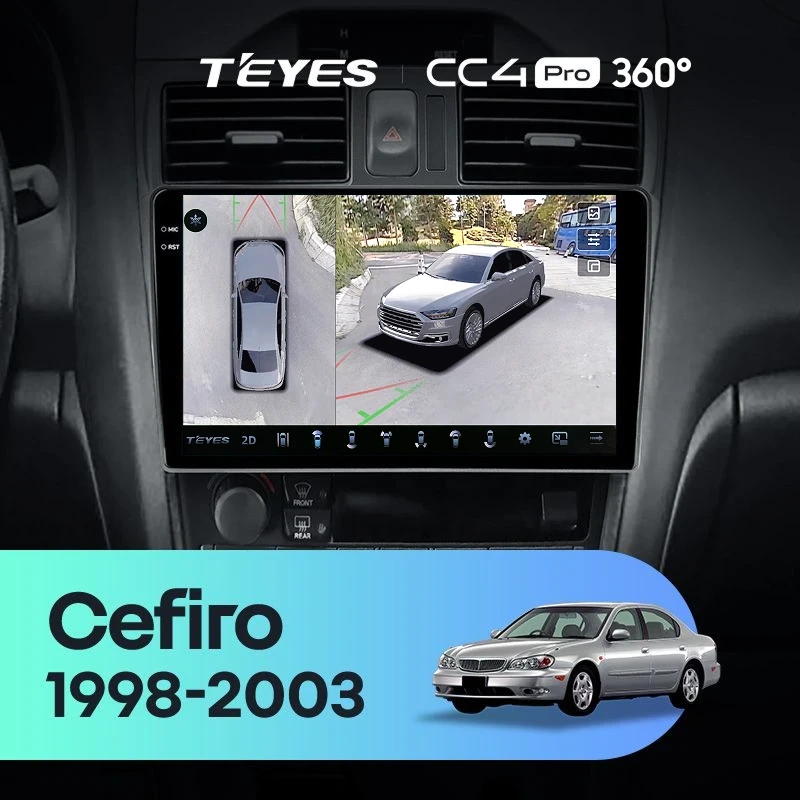 Штатная магнитола Teyes CC4 Pro 360 12/256 Nissan Cefiro 3 A33 (1998-2003) F2