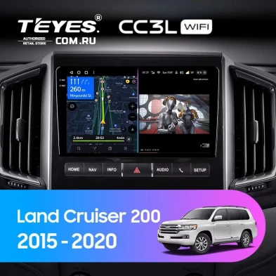 Штатная магнитола Teyes CC3L WiFi 2/32 Toyota Land Cruiser 200 (2015-2020) F2