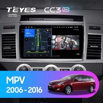 Штатная магнитола Teyes CC3 2K 6/128 Mazda MPV LY (2006-2016)
