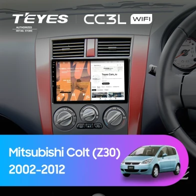 Штатная магнитола Teyes CC3L WiFi 2/32 Mitsubishi Colt (Z30) (2002-2012) Правый руль