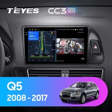 Штатная магнитола Teyes CC3 2K 4/64 Audi Q5 8R (2008-2017) Тип-A