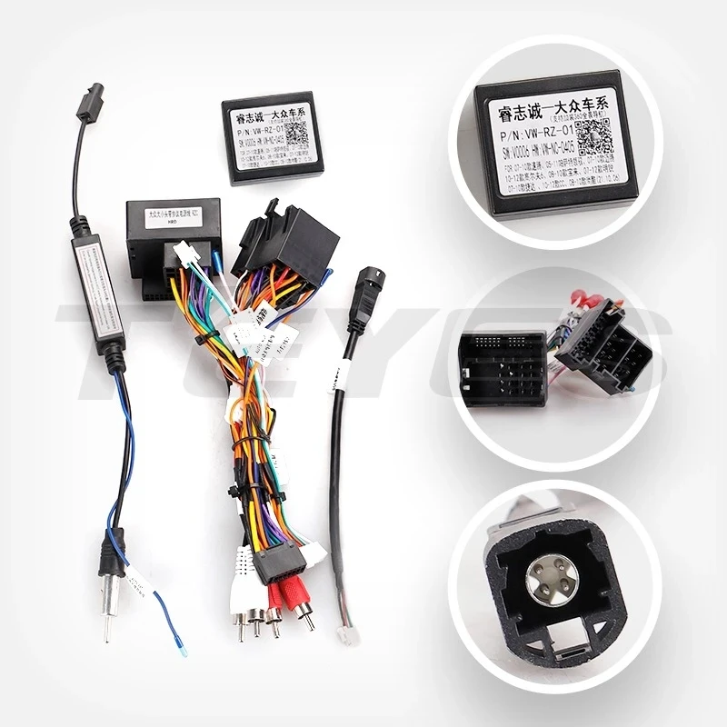 Переходная рамка Volkswagen Scirocco 3 Mk3 (2008-2014) F1 (чёрная) (9")