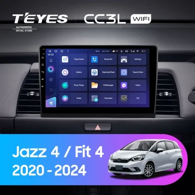 Штатная магнитола Teyes CC3L WiFi 2/32 Honda Fit 4 (2020-2024) Тип-B Правый руль