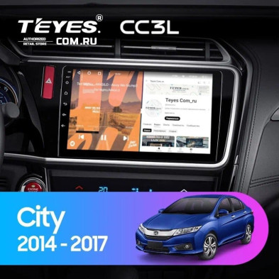 Штатная магнитола Teyes CC3L 4/32 Honda City (2014-2017) Тип-A