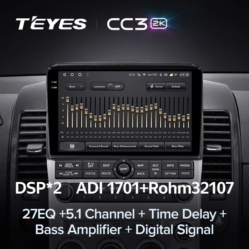 Штатная магнитола Teyes CC3 2K 4/32 Nissan Pathfinder R51 (2004-2009) F2